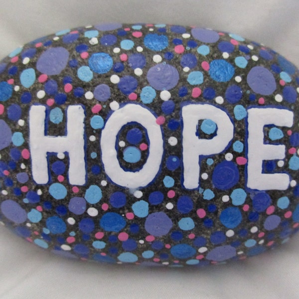 Painted Rock 'HOPE'