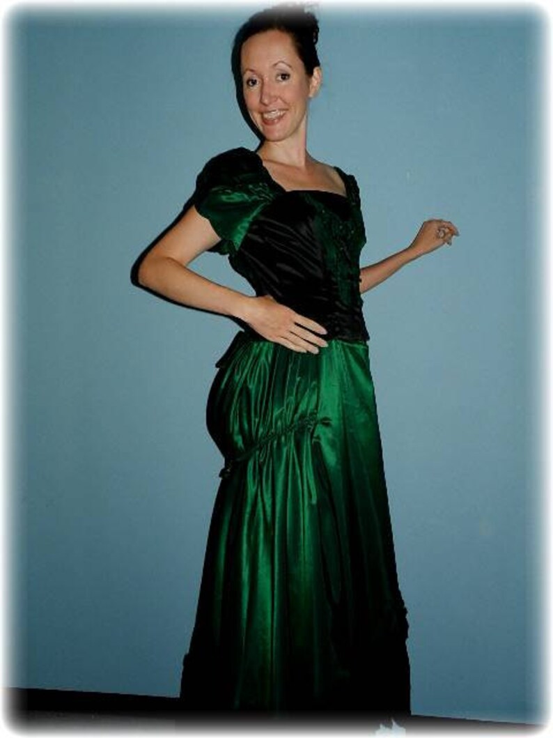 Old Western Taffeta Dress