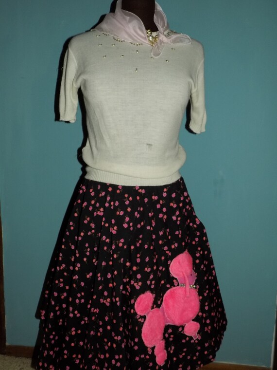 1950's POODLE SKIRT OUTFIT/Swing Dance wear/Hallo… - image 7