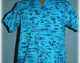 Vintage 70’s Cotton Unisex Hawaiian Shirt