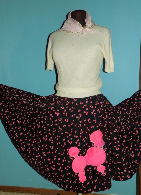 1950's POODLE SKIRT OUTFIT/Swing Dance wear/Hallo… - image 2