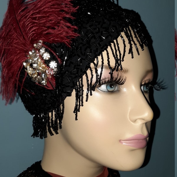 1920's  CLOUCHE FLAPPER HAT