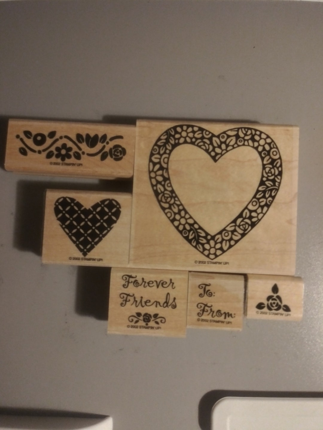 Stampin up Set Hearts and Posies - Etsy