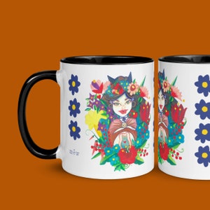 Cat Mother Mug, crazy cat lady mug, cat mug, gifts for cat lovers, Cat Lover Gift Mug (11oz) ~ Choose color