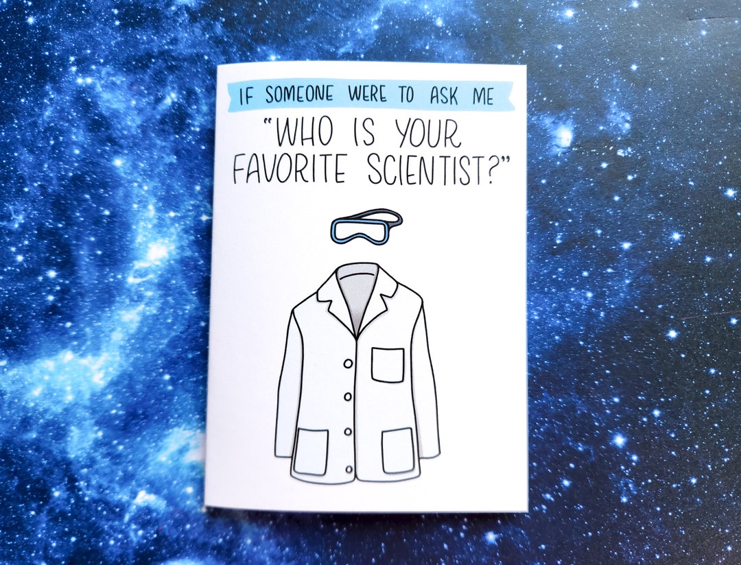 Card // You Are My Favorite Scientist, Graduation Science Celebration ...