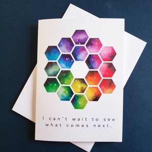 Carta // JWST guarda cosa viene dopo, telescopio spaziale, carta d'amore romantica, San Valentino nerd