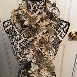 Desert Camo Ruffle Scarf image 1