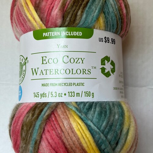 Loops & Threads ECO Cozy Watercolors Yarn Knitting Supplies Etsy