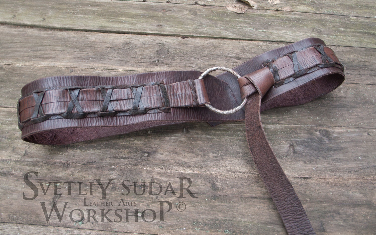 Viking Leather Belt inspired Ragnar Lothbrok / custom size / | Etsy