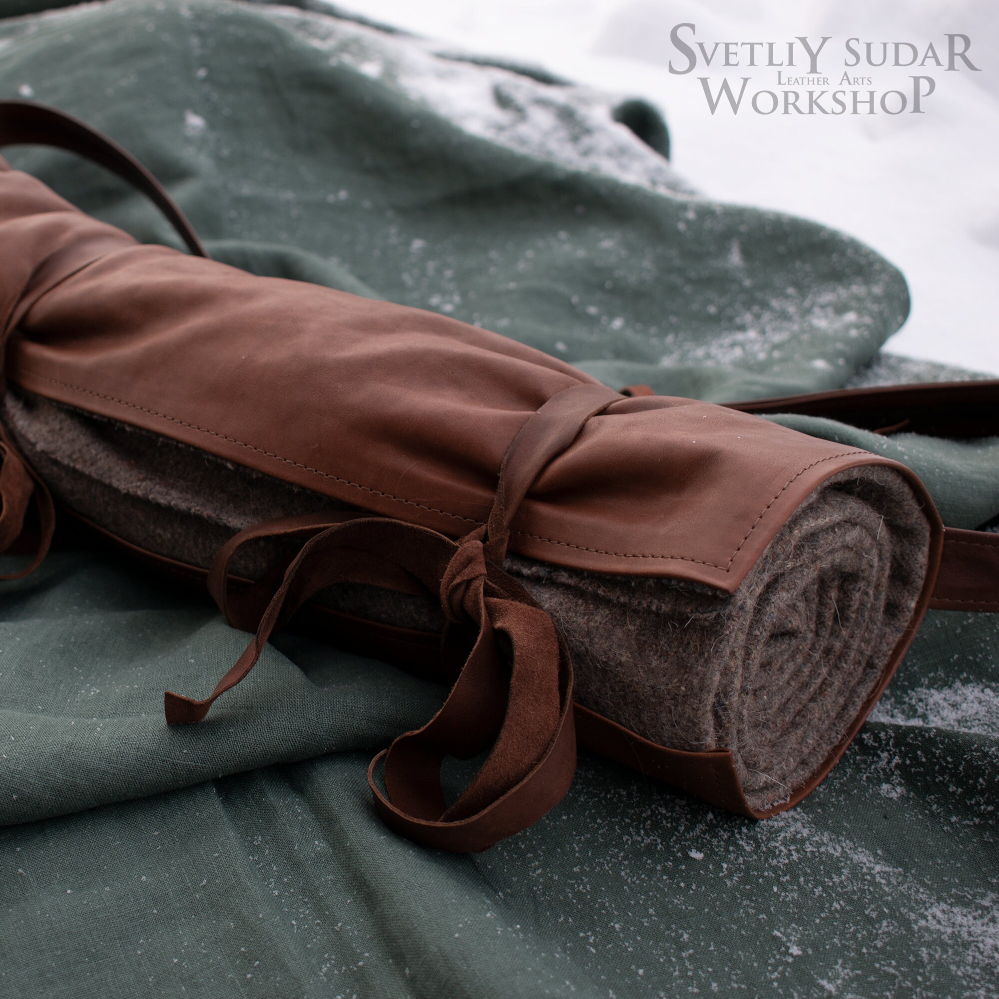 Strider's Bed Roll Inspired Aragorn LOTR / Leather and Etsy