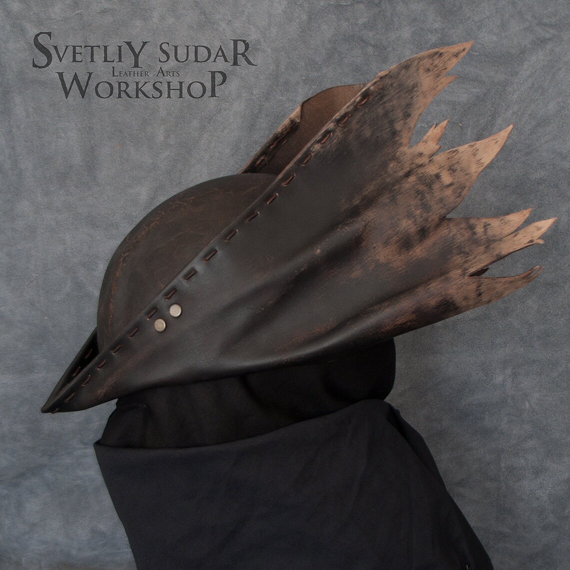 Inspired Bloodhunter Leather Hat replica / Bloodborne inspired Etsy