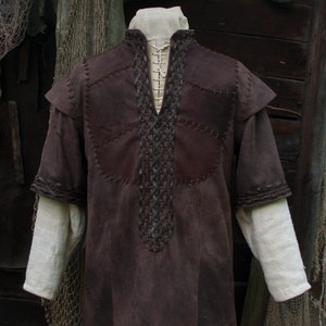 Viking Leather Jacket inspired Ragnar Lothbrok / custom size | Etsy