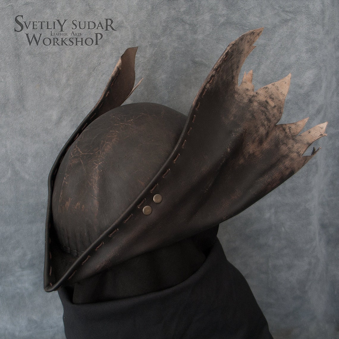 Inspired Bloodhunter Leather Hat replica / Bloodborne inspired Etsy