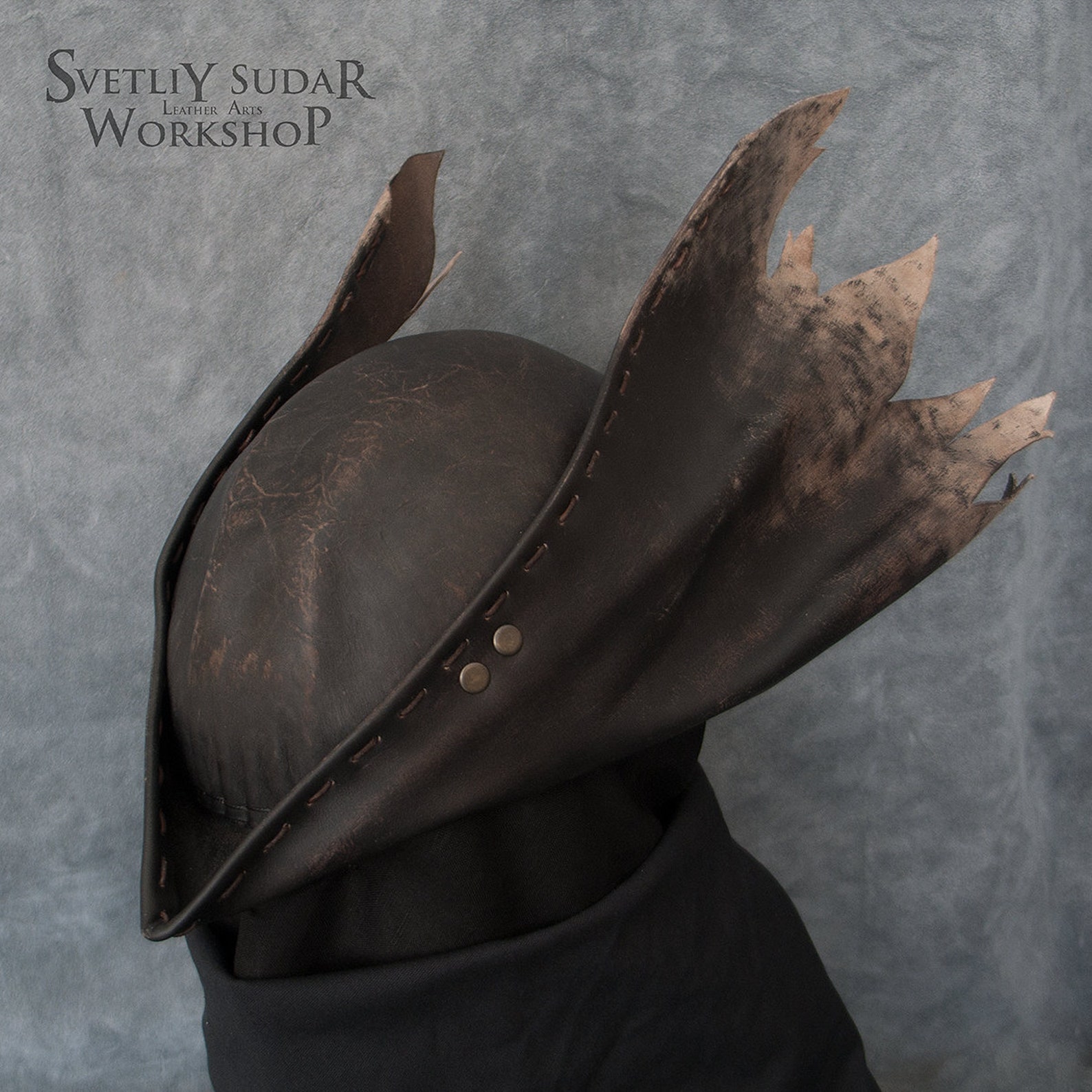 Inspired Bloodhunter Leather Hat replica / Bloodborne inspired Etsy