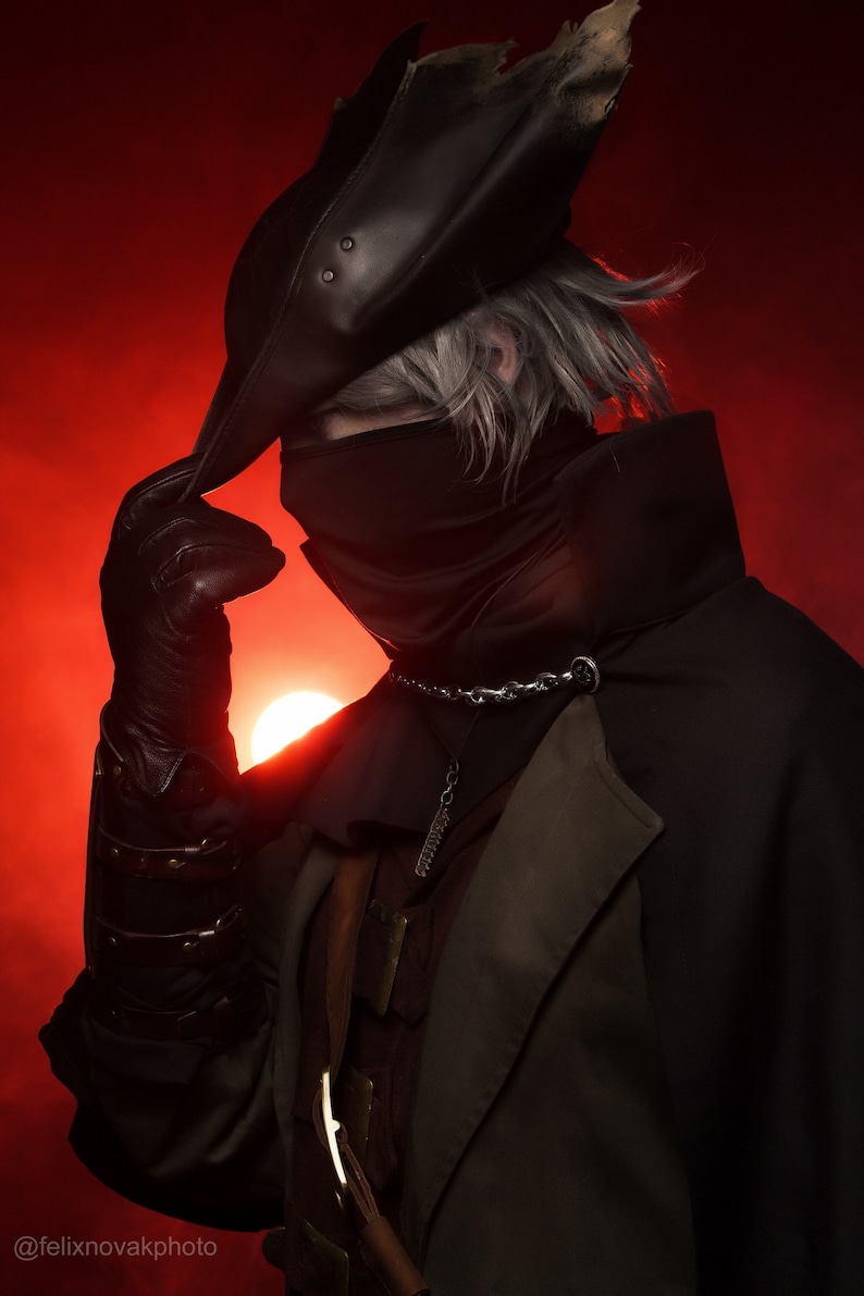 Inspired Bloodborne Hunter Leather Hat replica v.3 / LARP / Etsy