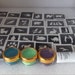 Animal themed glitter tattoo set incl. 40 x mini size animal themed mixed stencils + glitter + glue