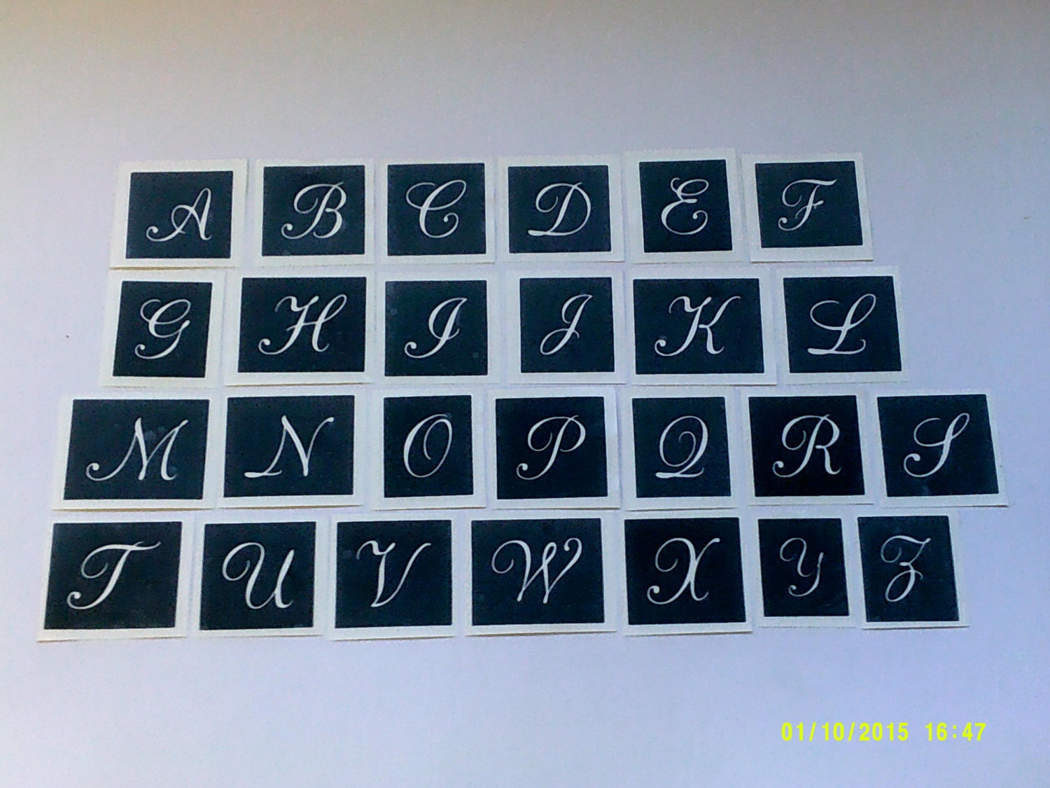 Capital Letters from a to Z