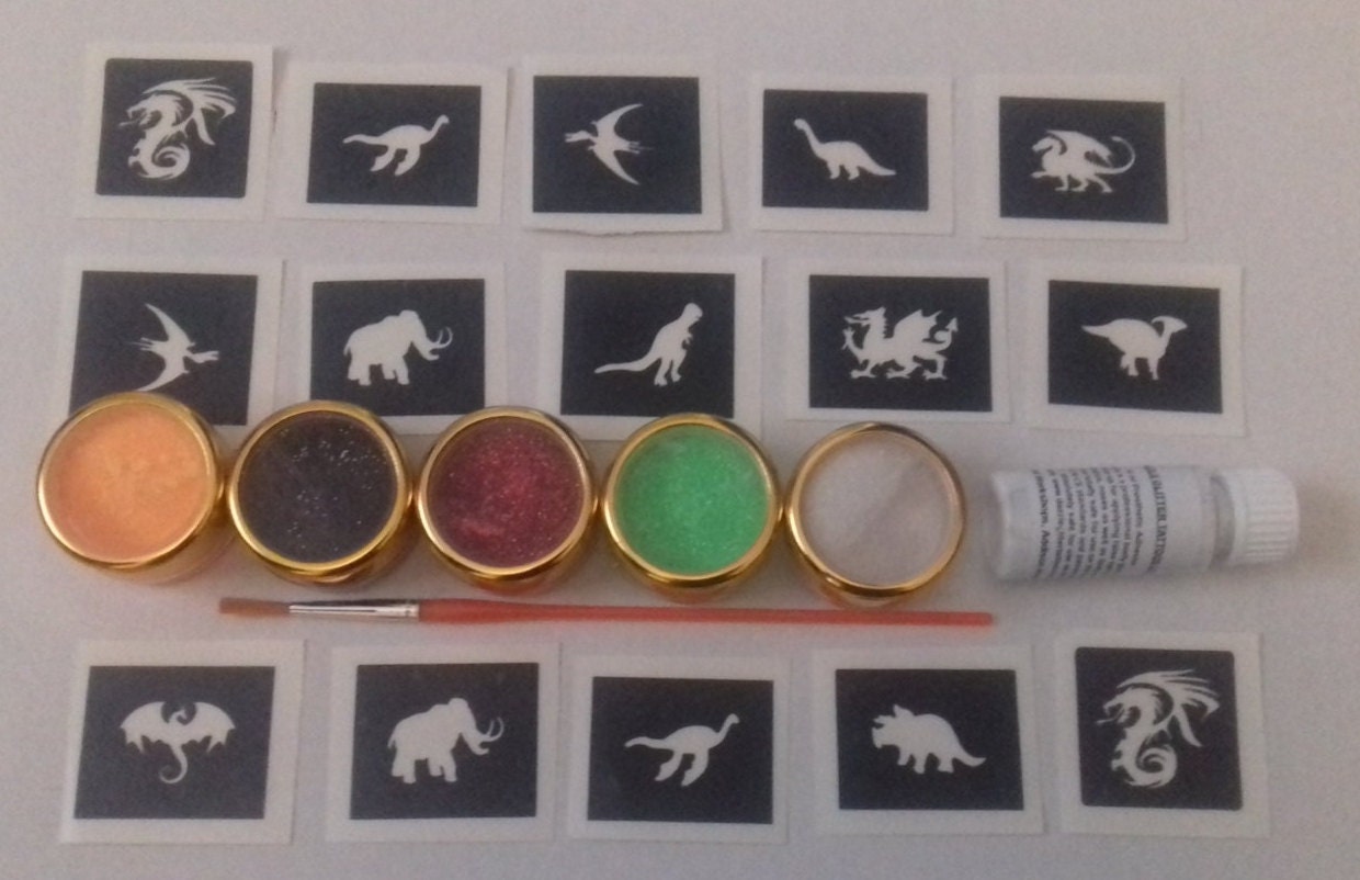 Tatuaggi Temporanei Animali Glitter Per Bambini - 12 Fogli, Per Feste E Giochi - Foto 13