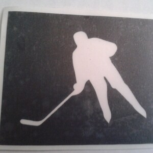 Hockey stencils voor etsen op glas Rio 2016 Olympische Spelen Sport