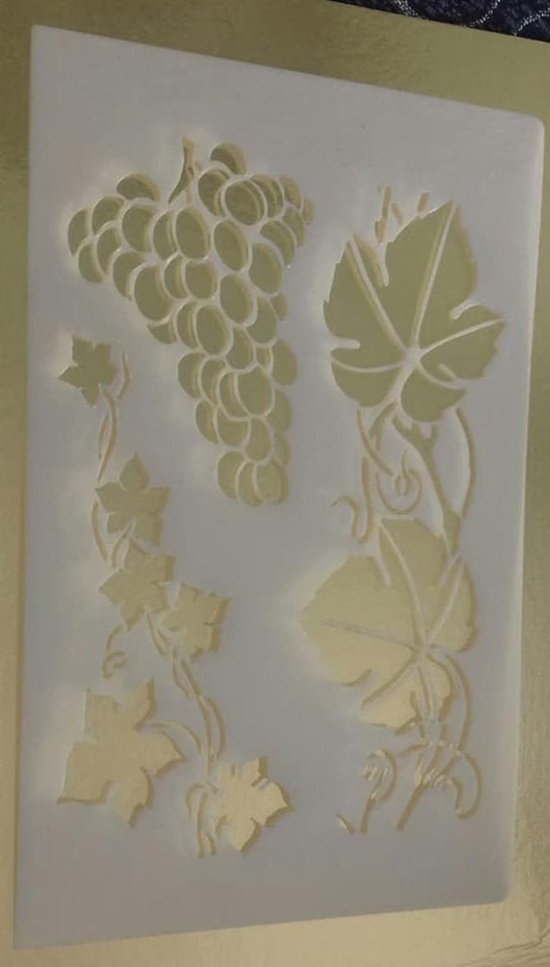 Grape & Vine Wall Decor Stencil for Pubs / Restaurants / Bars - Etsy