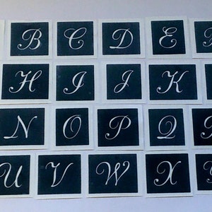 Alphabet calligraphy -  Italia