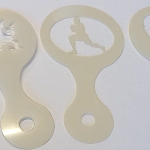 Rugby ball & player + Welsh dragon coffee stencils reusable many times World Cup fundraising Wales 6 nations welsh  St Davids Day