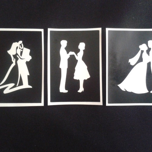 wineglass etching stencil mr mrs etching stencil set of etsy
