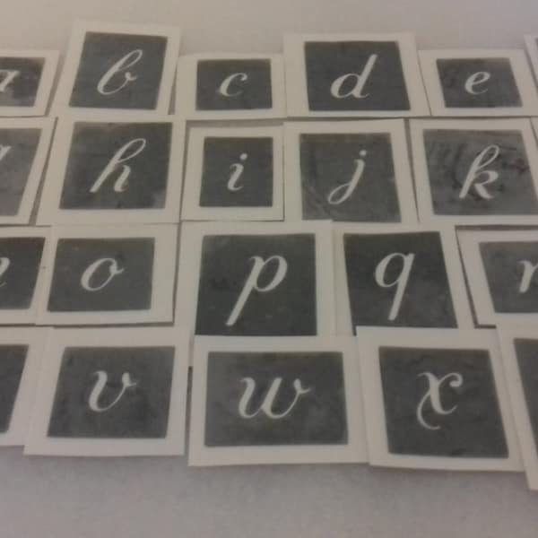 Etching Stencils Letters Etsy