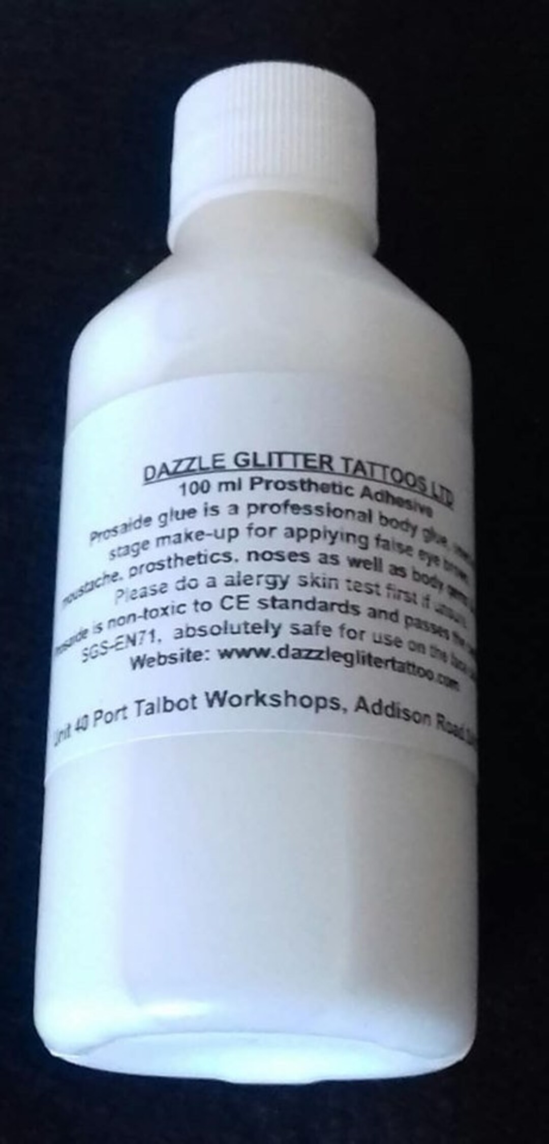 100 Ml Prosaide Body Art Glue for Glitter Tattoos / Cosmetic Etsy