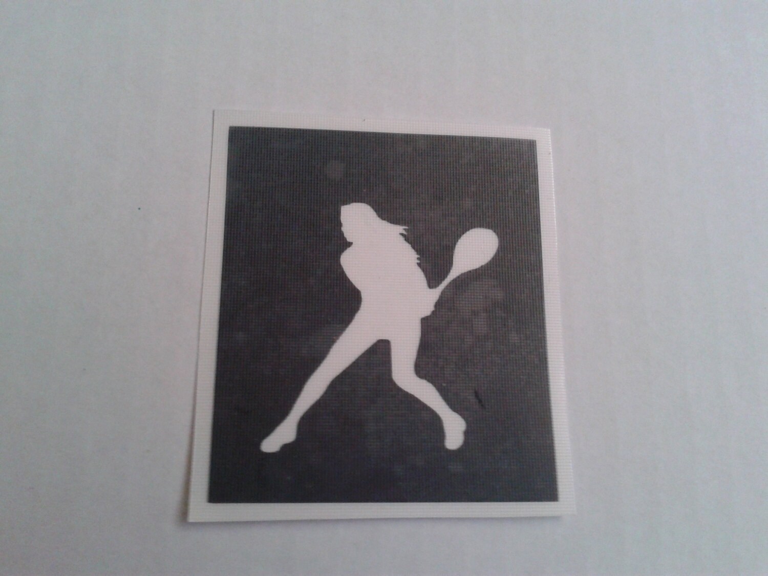 Tennis stencils for etching on glass hobby craft gift Etsy