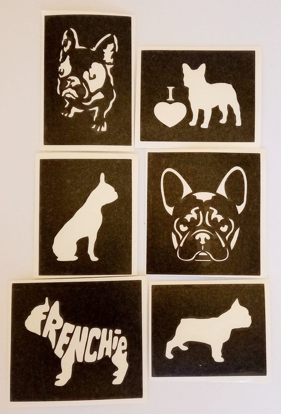 hobby Bulldog dog stencils for etching on glass craft present  dogs 