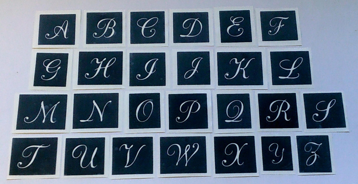 MINI Cake Alphabet CUTE Letters Cake Craft Stencil Number Cake Decorating  Fondant Icing 