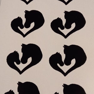 30 x paard & veulen stickers - veel plezier voor kinderen of ambachtelijke verfraaiingsprojecten