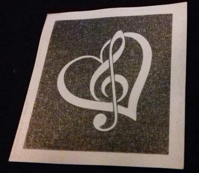 Custom Vinyl Etching Stencils. Suitable for Use on Glass and Metal