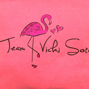 Youth-Team Vicki Soto Goes PINK, get your limited edition bright pink hoodies today.