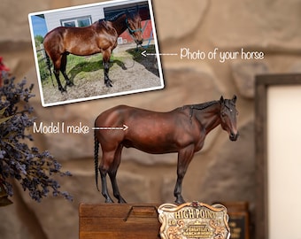 Custom Hand Painted Model Horse, Memory Box, Ribbon Display, Loss Of Horse, Painted Model, Custom Horse Keepsake Gift, not Breyer truly OOAK