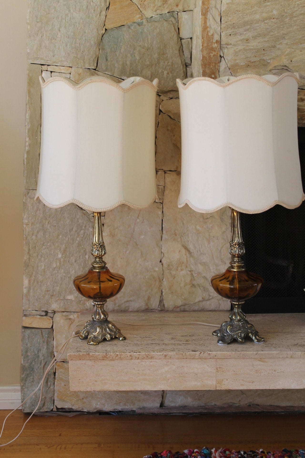 Leviton glass lamp - Etsy 日本
