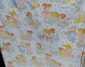 Cabbage patch kids flat sheet fabric twin size