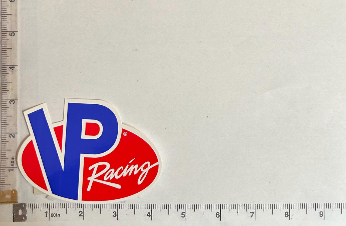 Vp Racing Fuel Sticker File VP Fuels Racing Decals Stickers 4 Inches Long Size Vintage Set of 2 - Etsy
