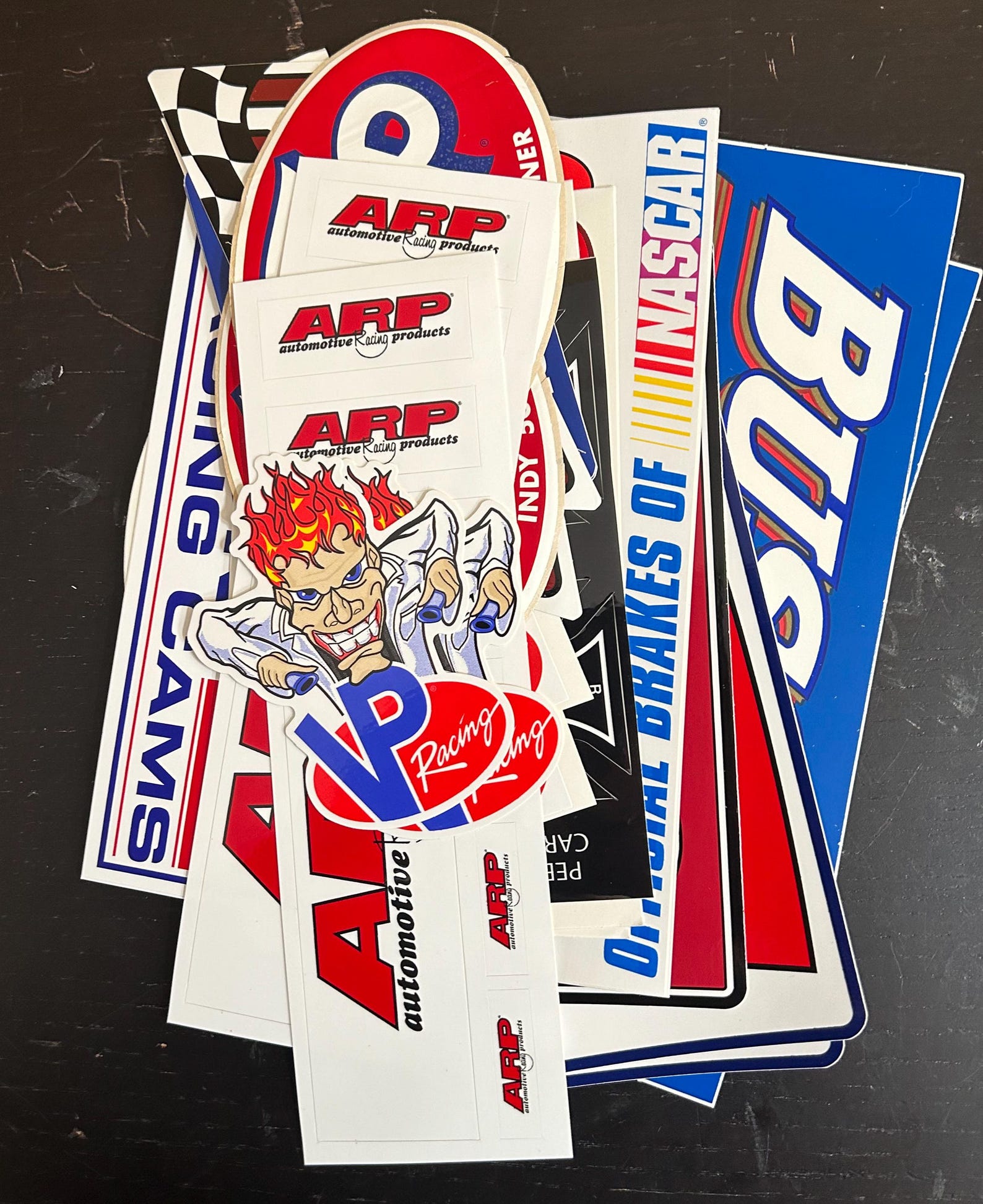 Racing Decal Sticker 26 Piece Assortment Pack in Pairs by Crash Daddy ...