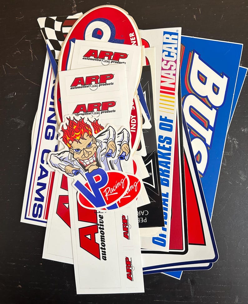 Arp Sticker Racing Decal Sticker 26 Piece Assortment Pack in Pairs by Crash Daddy ...