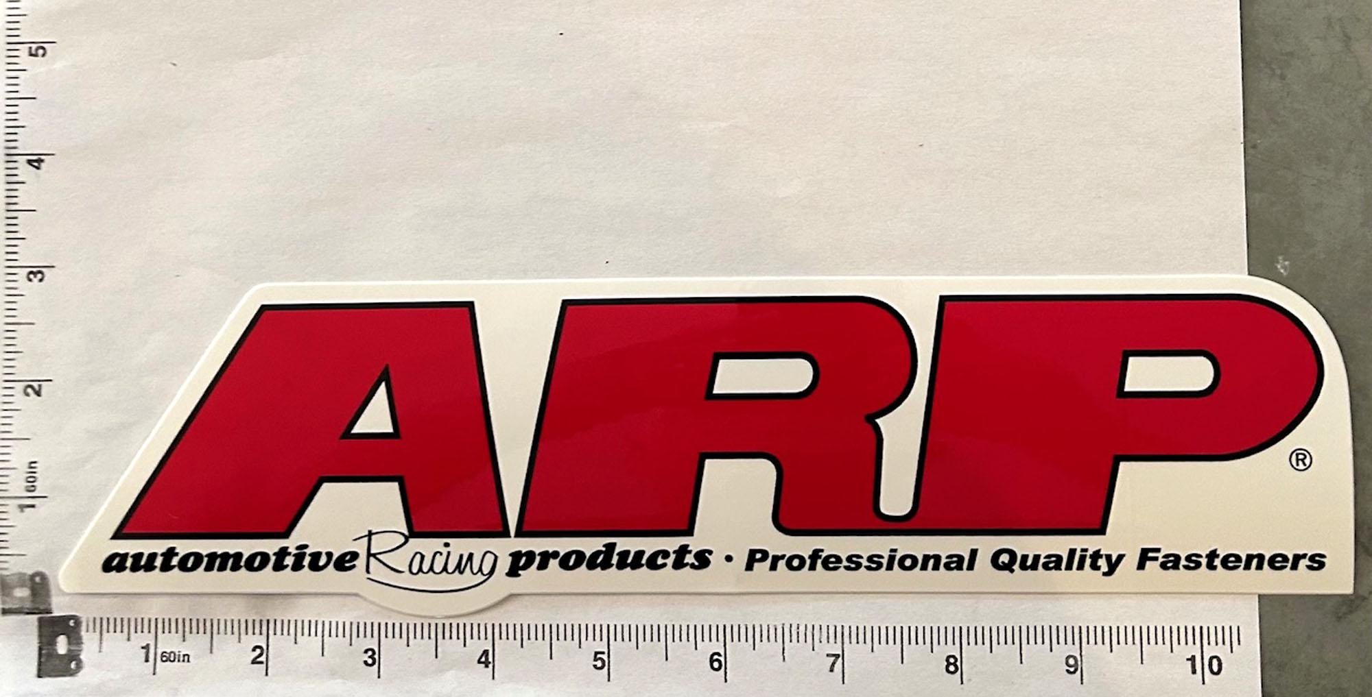 Arp Sticker ARP Racing Decal Sticker 11 Inches Long Size Vintage Set of 2 - Etsy