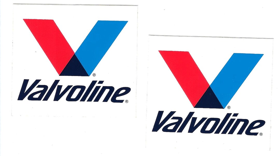 Valvoline Racing Decals Stickers 3 Inches Long Size Vintage Set of 2 - Etsy