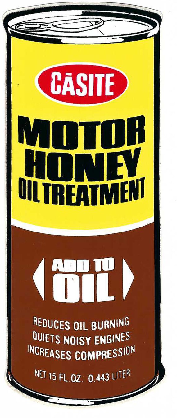 Casite Can Motor Honey Racing Decal Sticker Vintage Etsy