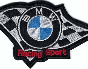 BMW Racing Patch Embroidered Vintage Iron On