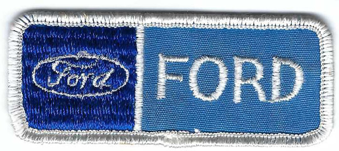 Ford Racing Patch 3-7/8 Inches Long Embroidered Vintage - Etsy