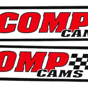 Comp Cams Racing Decals Stickers Set of 2