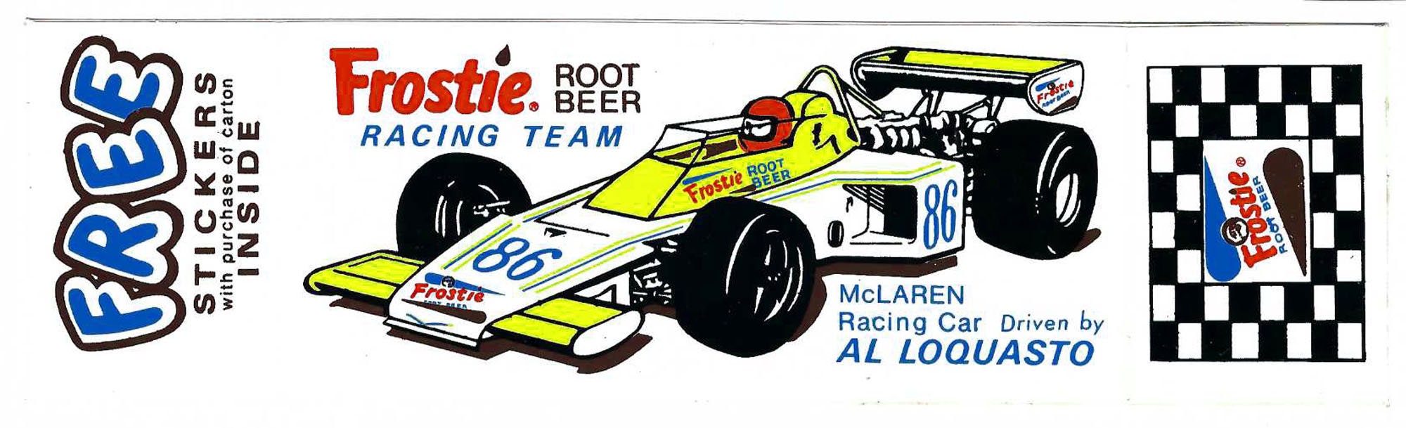 The Racer's Edge Racing Car Sticker 5-1/2"  x  3" STP Indy car 