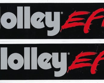 Holley EFI Racing Decal Stickers Set of 2 Contingency Size