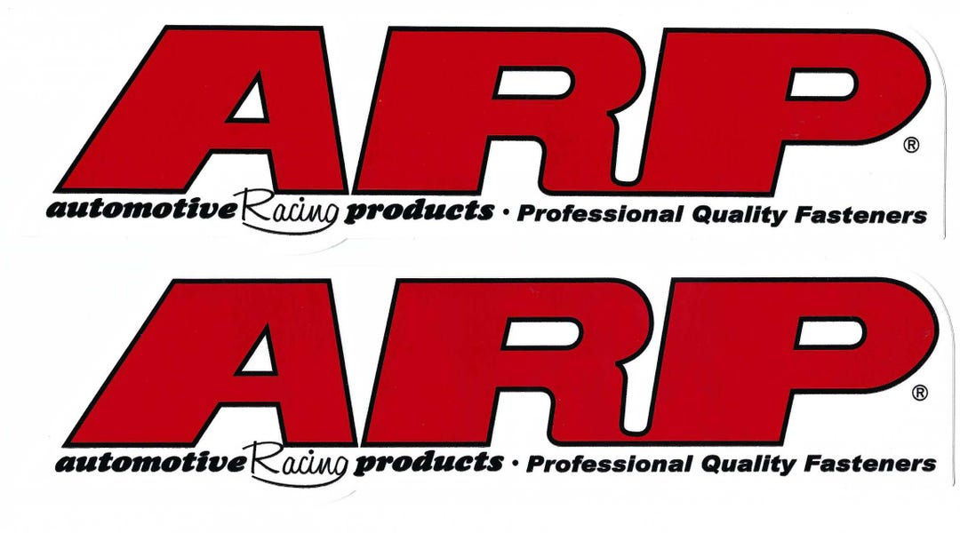 ARP Racing Decal Sticker 11 Inches Long Size Vintage Set of 2 - Etsy
